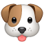 Suņa emoji U+1F436