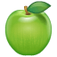 Zaļais ābols emoji U+1F34F Zaļais ābols emoji U+1F34F