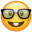 Nerd seja U+1F913 Nerd seja U+1F913